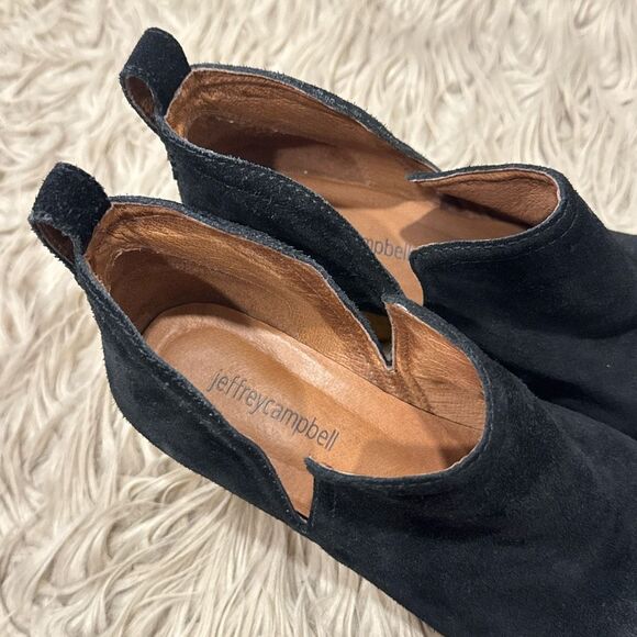 Jeffrey Campbell suede ankle boots size 7 - Picture 8 of 9